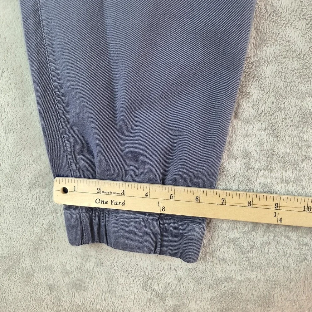 Mack Weldon Jogger Mens Pants Large Blue Stretch Elastic Waist Hem Drawstring